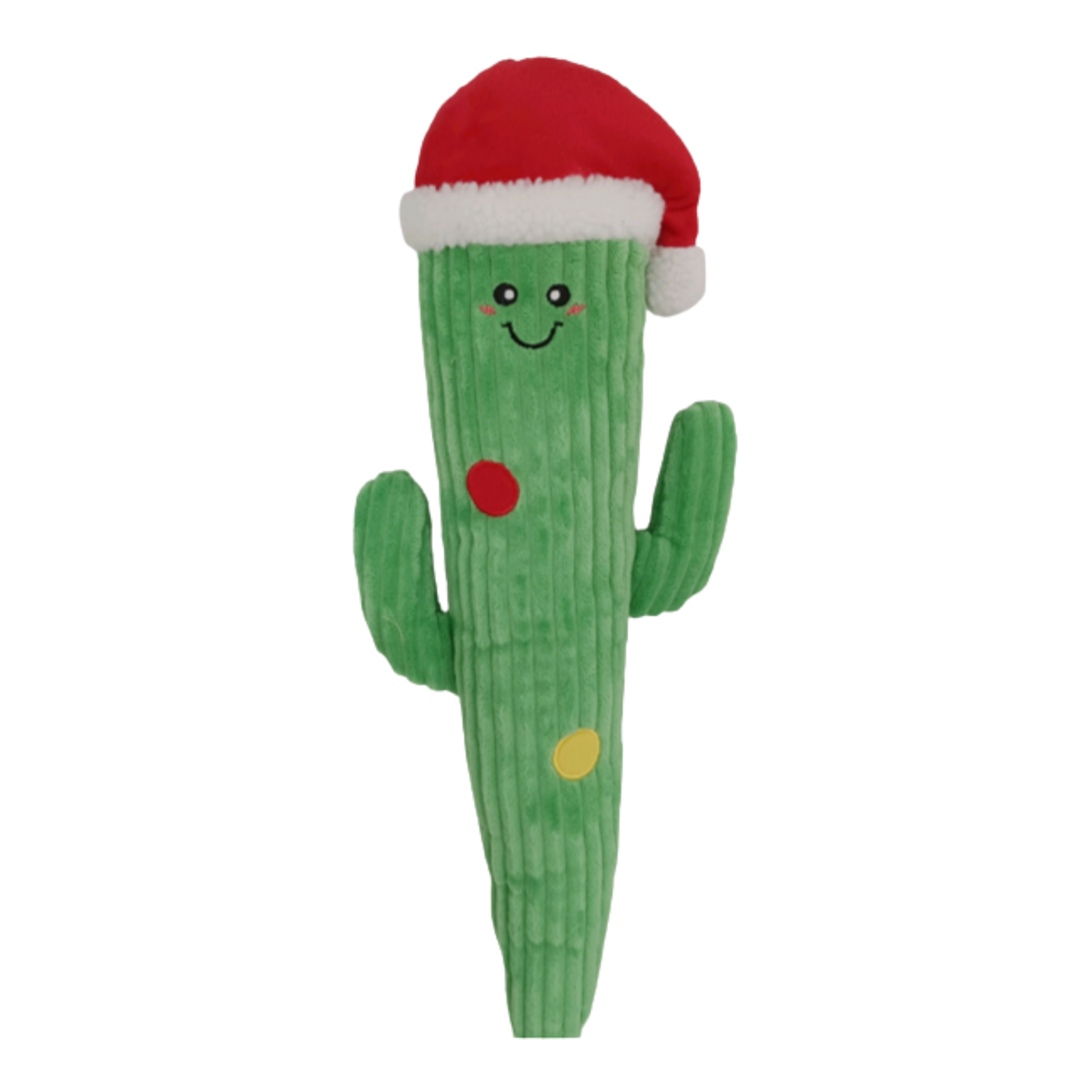 ZippyPaws Holiday Jigglerz® Christmas Cactus Plush Dog Toy