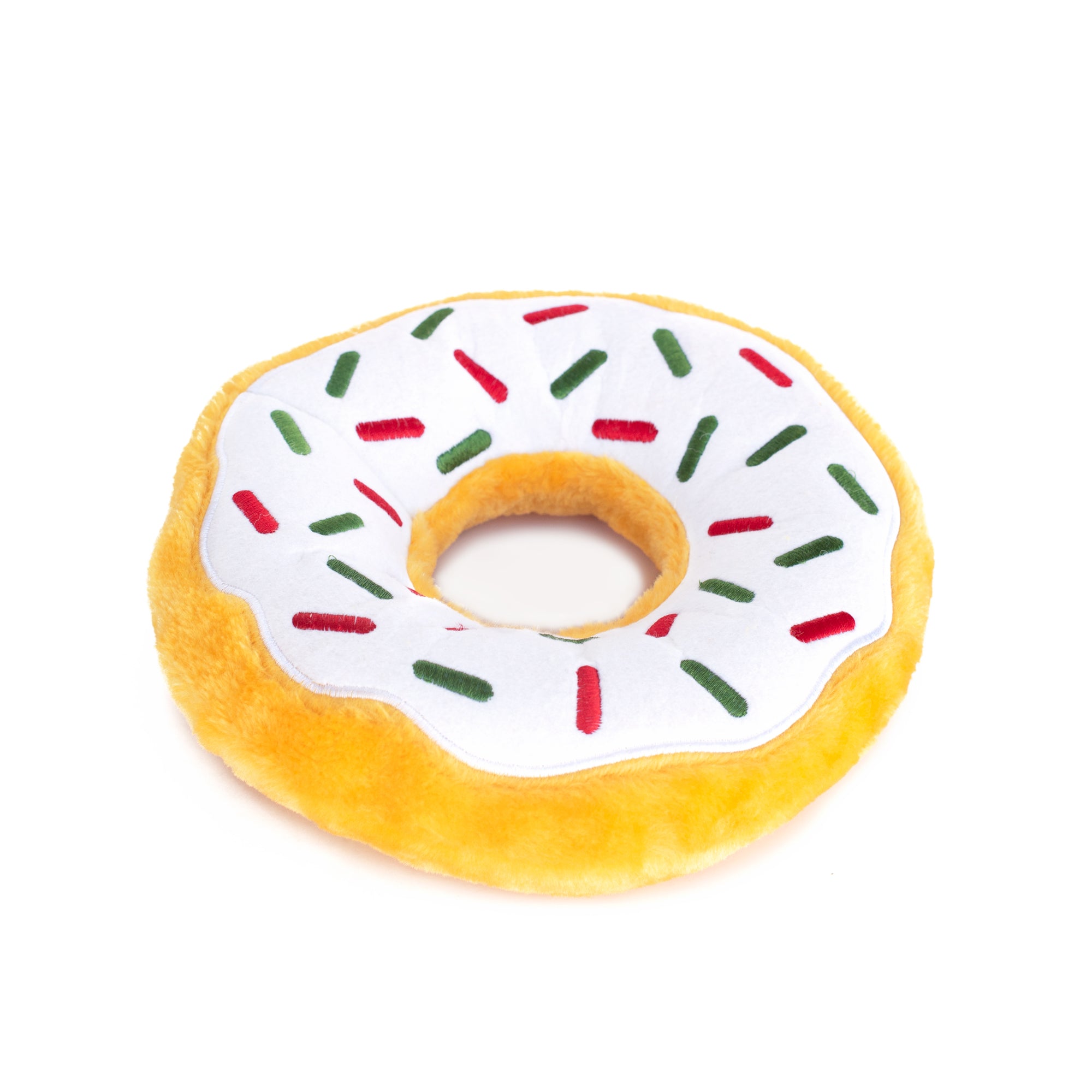 ZippyPaws Jumbo Donutz Peppermint Plush Dog Toy