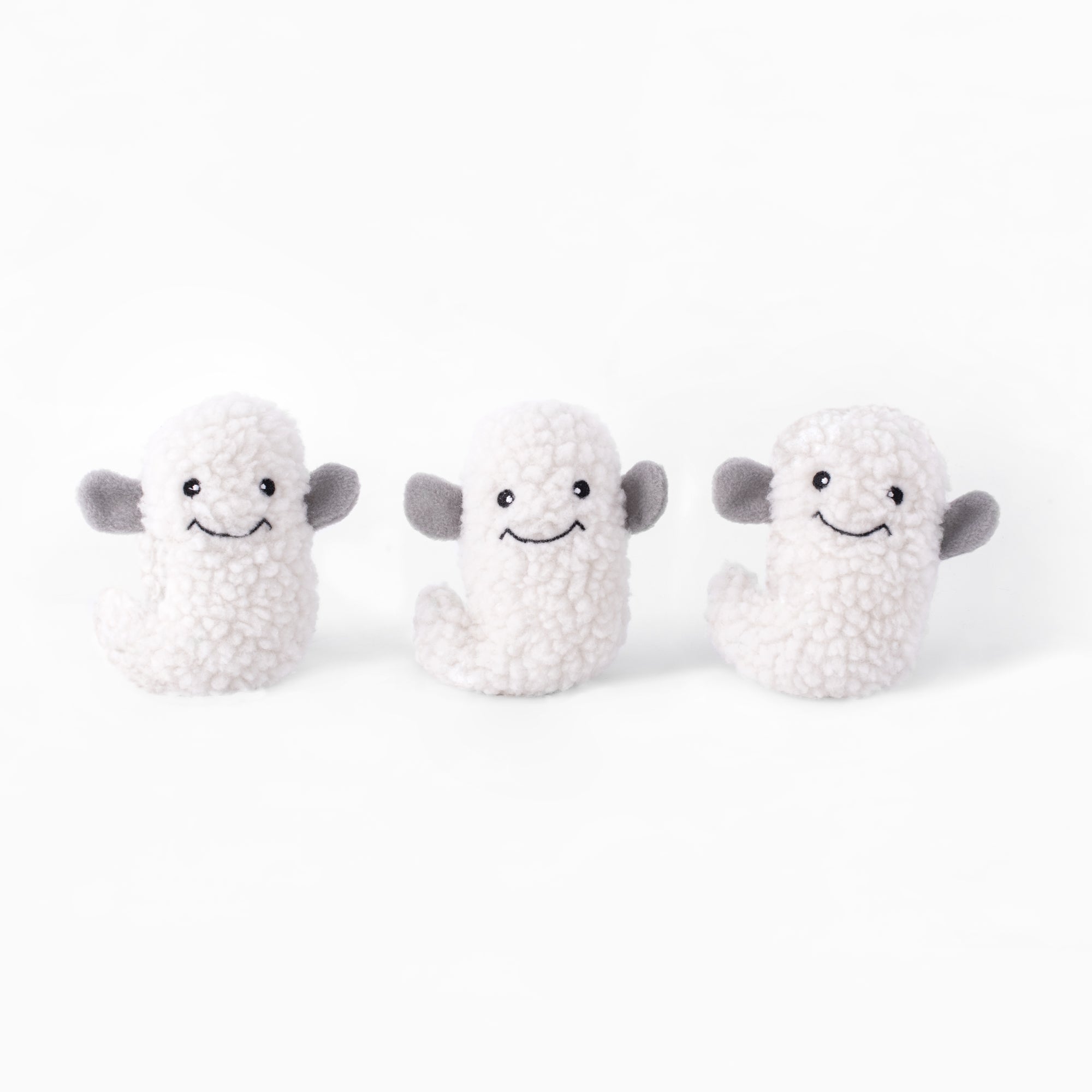 ZippyPaws Zippy Burrow Coffin with Ghosts