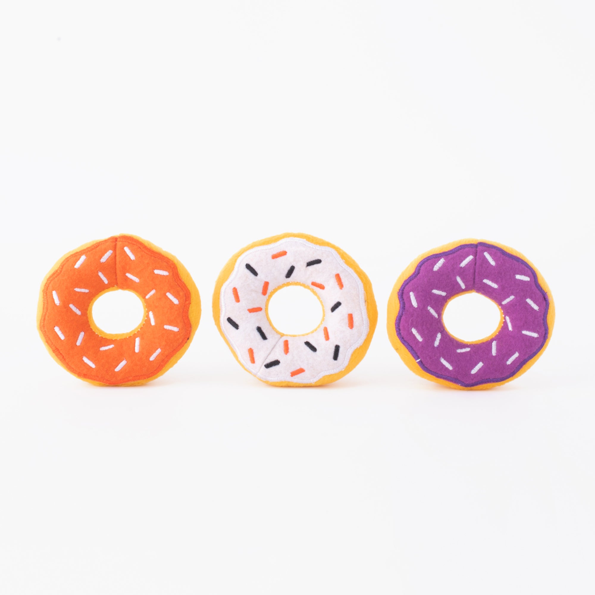 ZippyPaws Miniz Halloween Donutz (3pack)