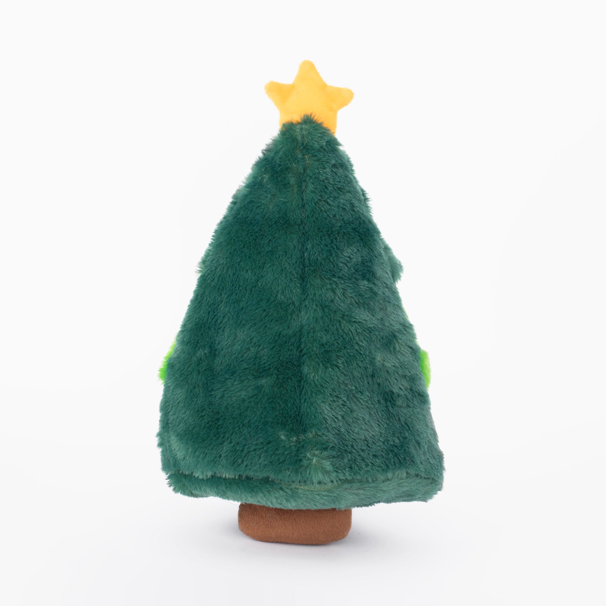 ZippyPaws Holiday Zippy Burrow Christmas Tree Plush Dog Toy