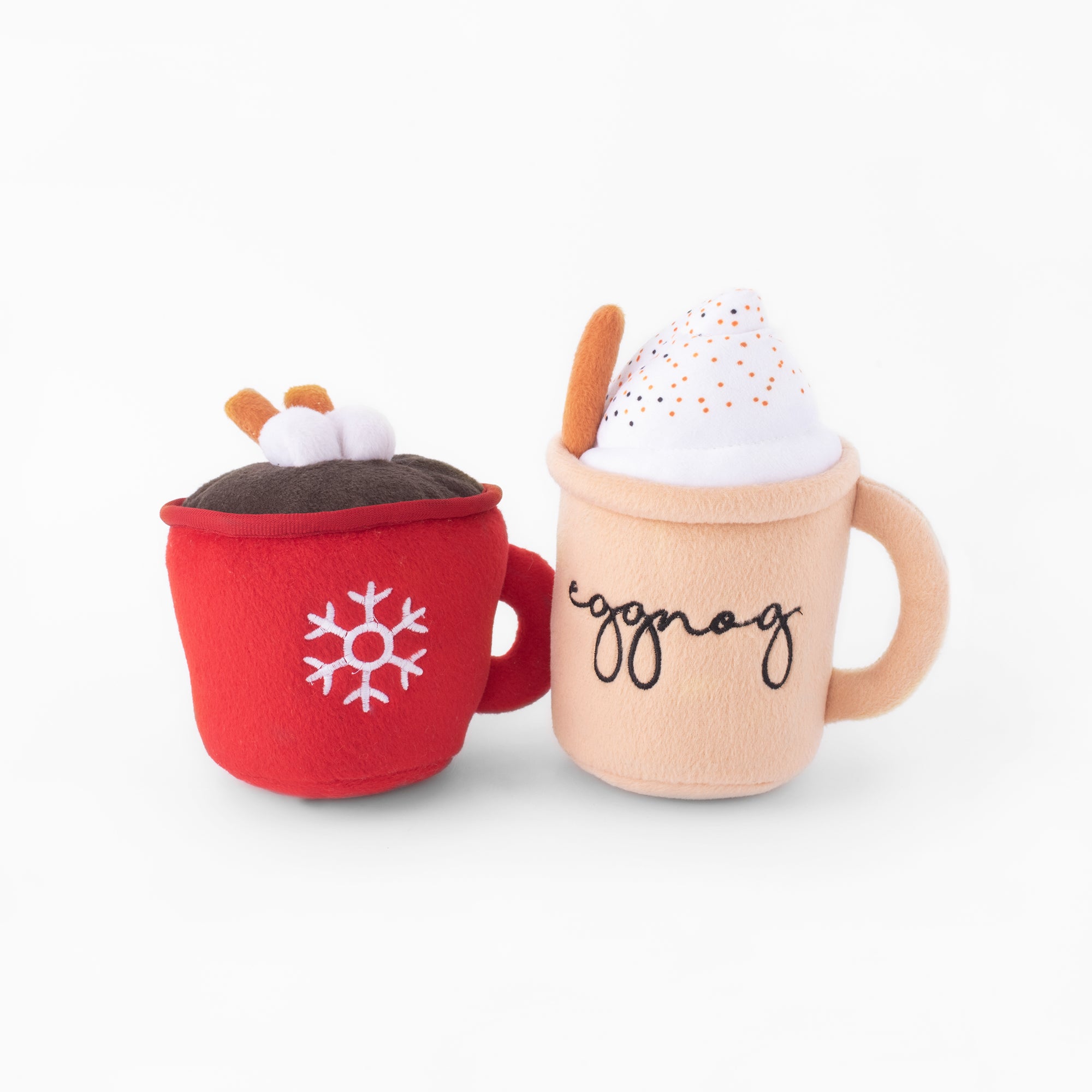 ZippyPaws Holiday Hot Cocoa Plush Dog Toy