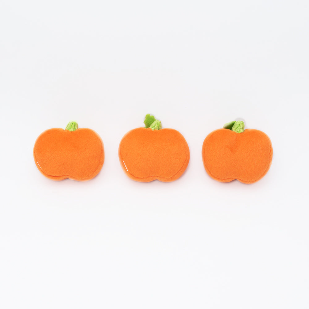 ZippyPaws Halloween Miniz 3Pack Pumpkins