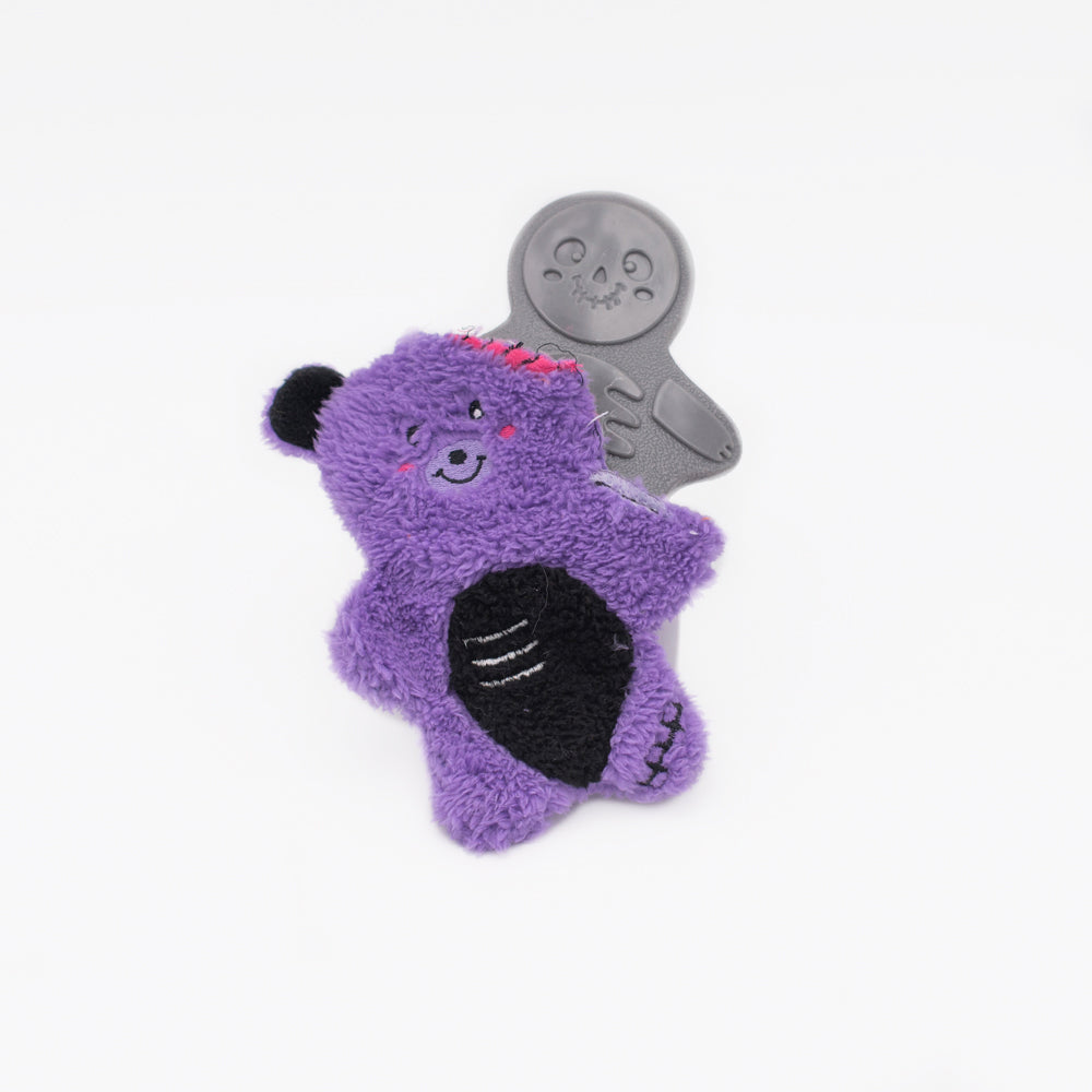 ZippyPaws Halloween Bonez Zombie Bear Dog Chew Toy