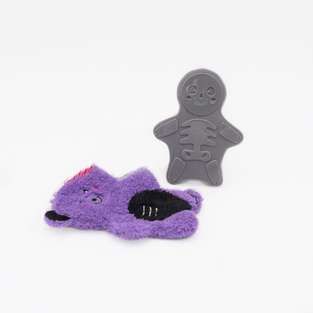 ZippyPaws Halloween Bonez Zombie Bear Dog Chew Toy