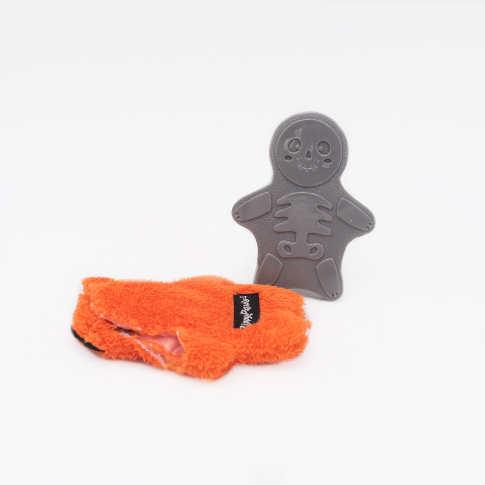 ZippyPaws Halloween Bonez Zombie Cat Dog Chew Toy