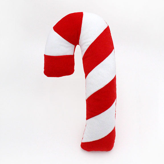 ZippyPaws Holiday Jigglerz® Candy Cane Plush Dog Toy