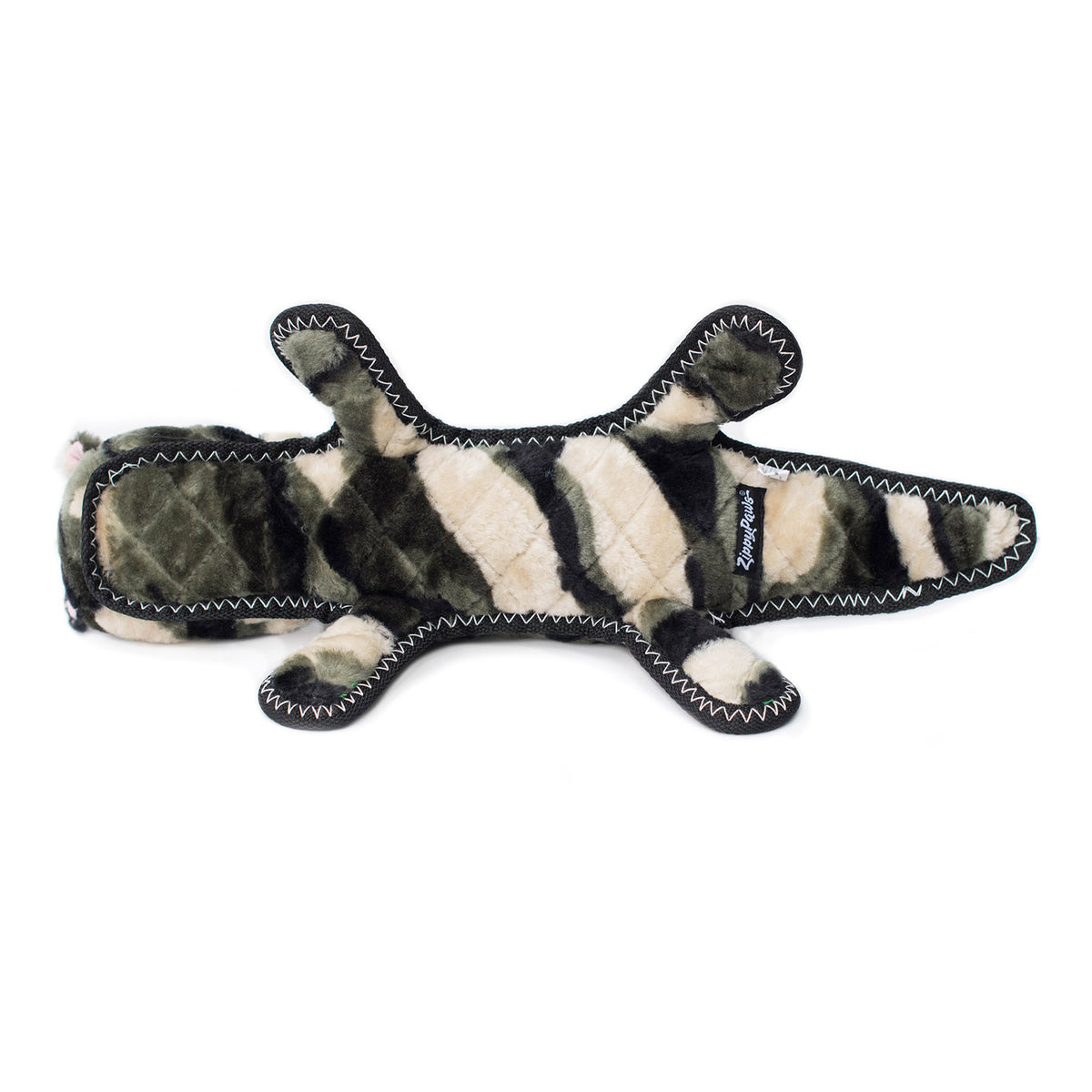 ZippyPaws Z-Stitch Grunterz Camron the Camo Gator