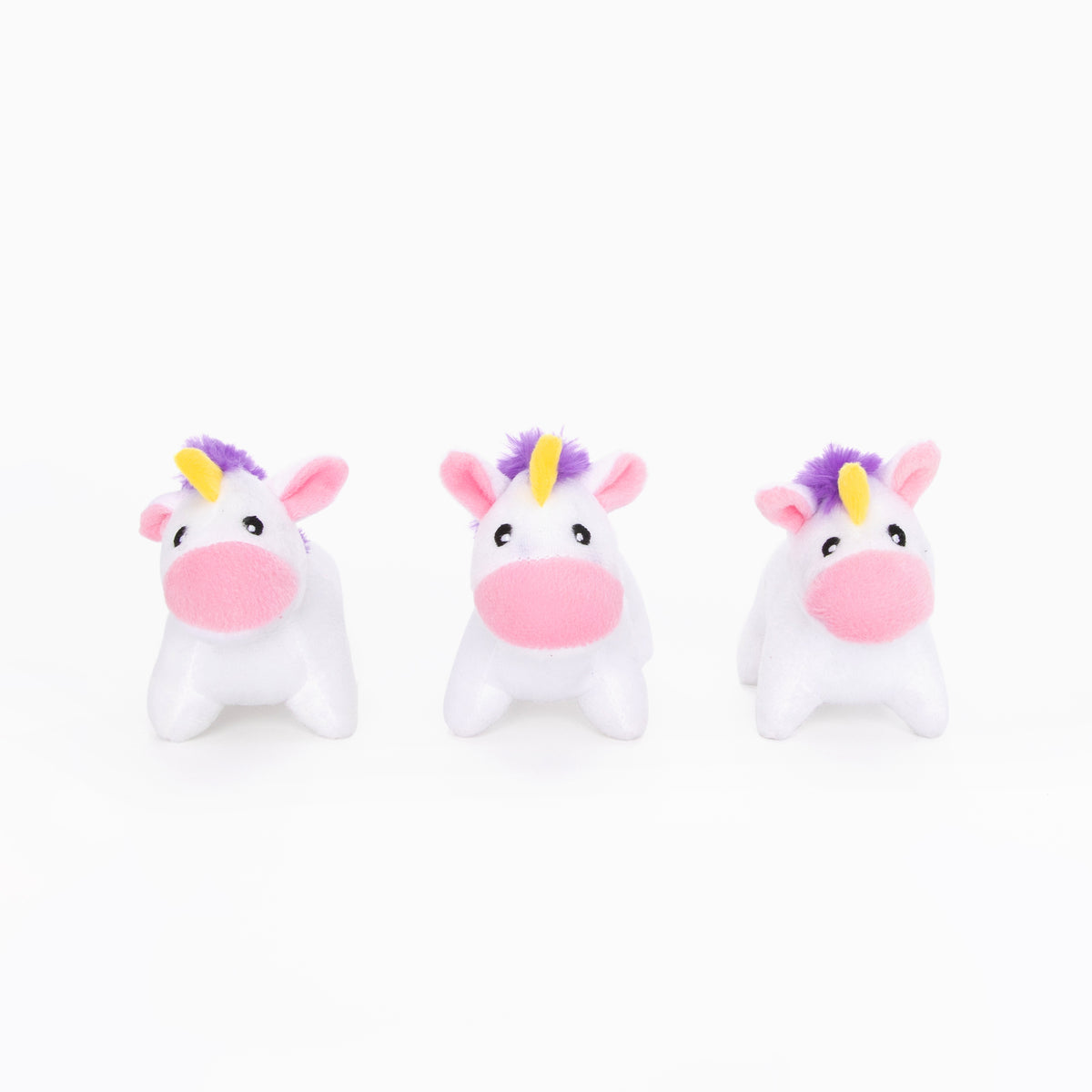 ZippyPaws Miniz Unicorns 3pk