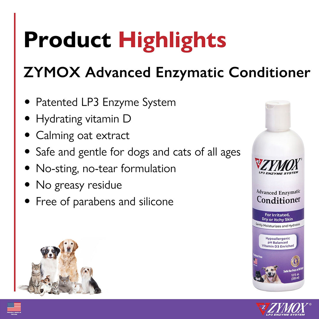 Zymox Advanced Enzymatic Conditioner - 12 oz. bottle